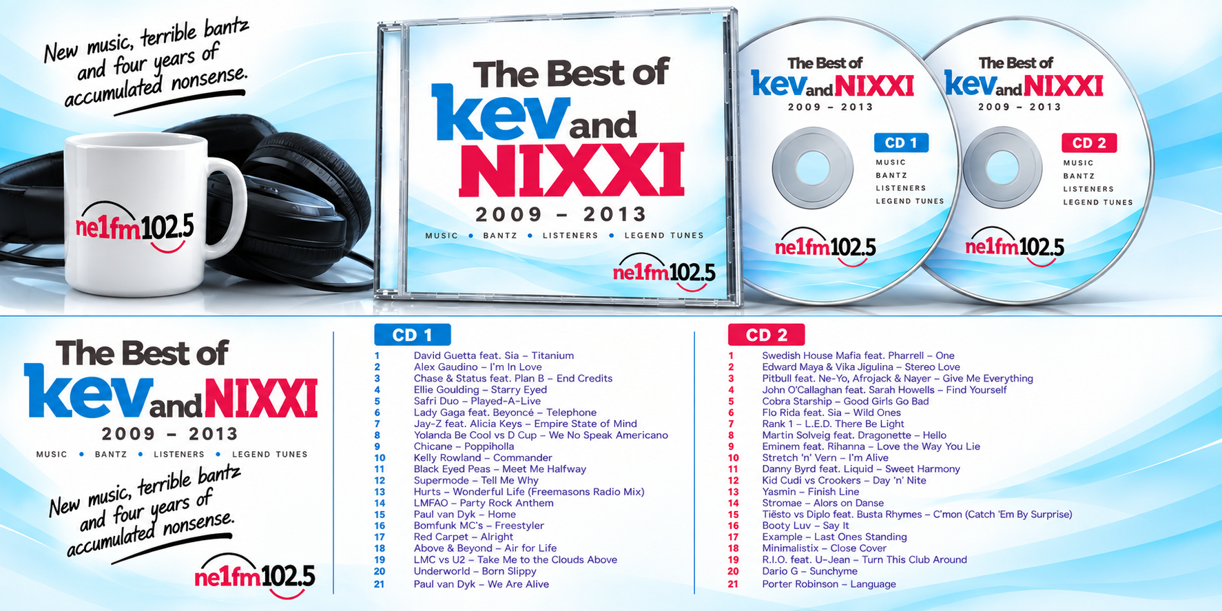 The Best of Kev & Nixxi compilation artwork and track listing